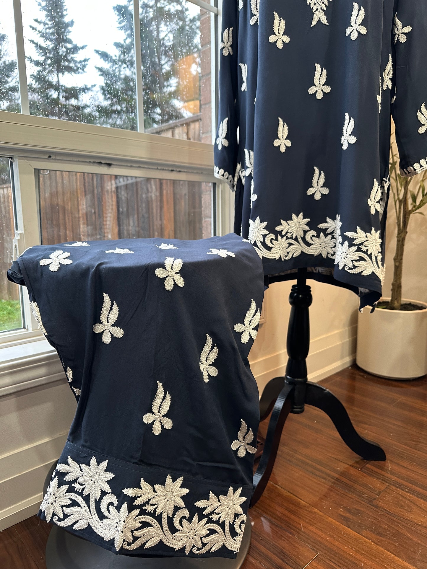 Sapphire Bloom-Farshi Set