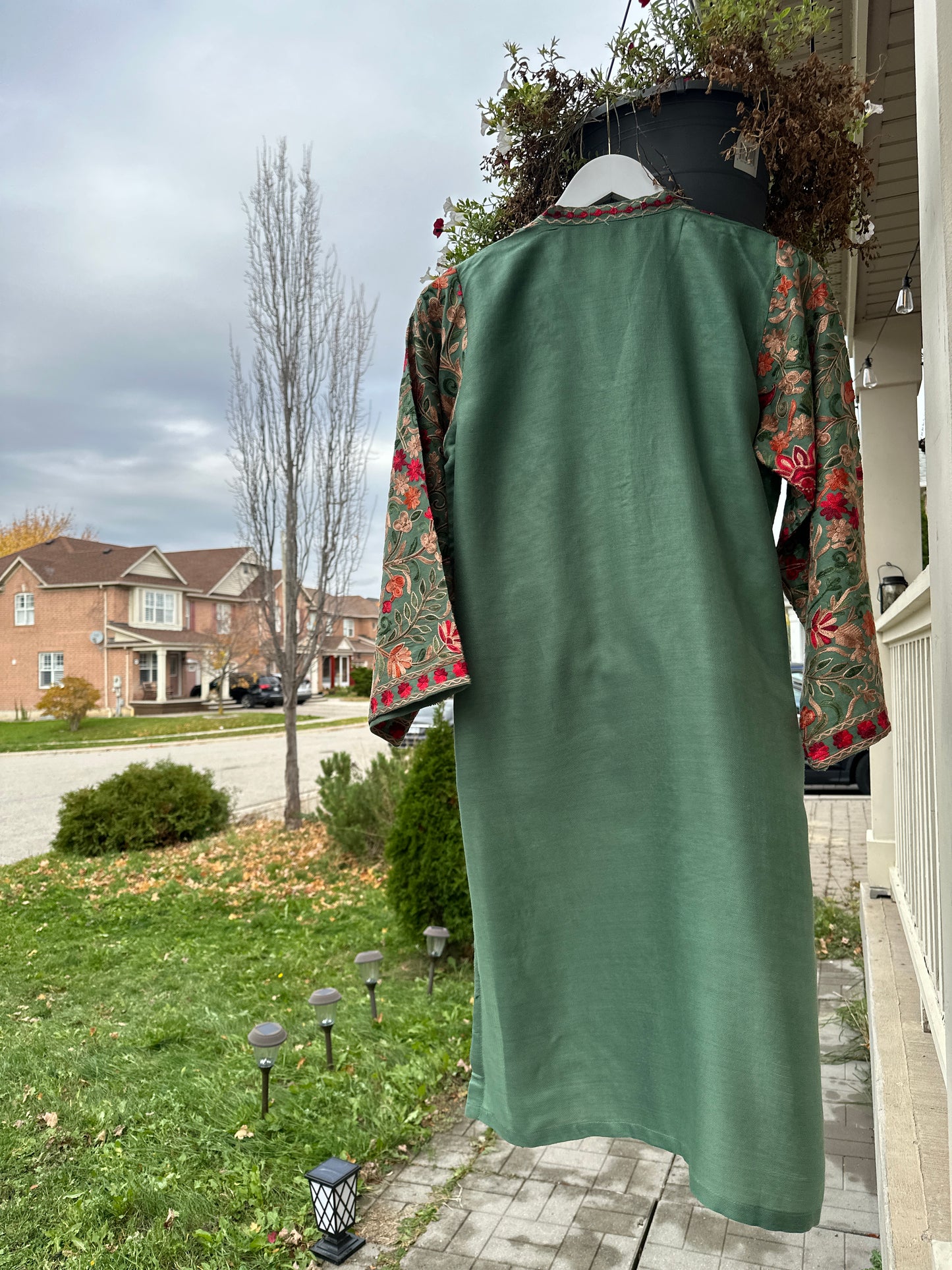 Pistachio Pashmina – Soft Heritage in Pastel Green