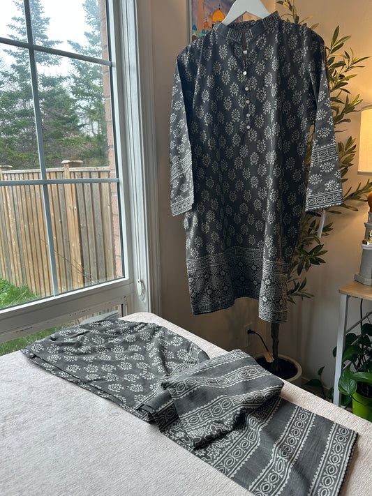 Slate Muse Co-ord – Ajrak Heritage
