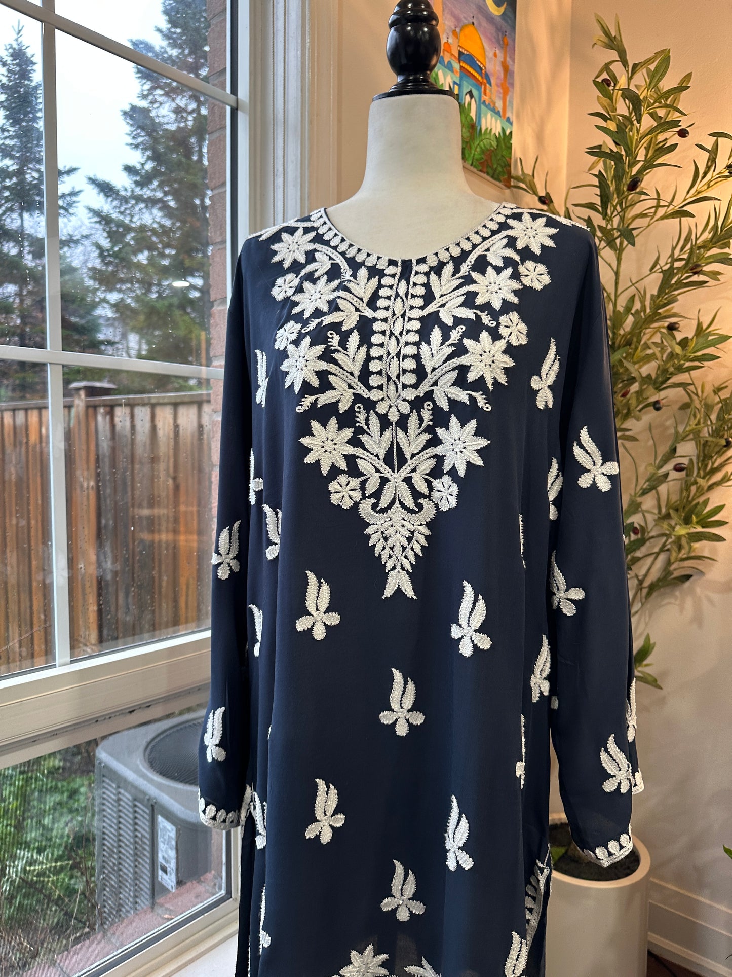 Sapphire Bloom-Farshi Set