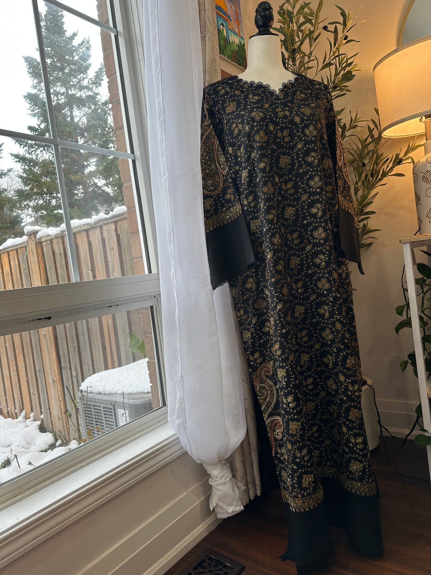 Zar-e-Siyah – Kalamkari Shawl Shirt