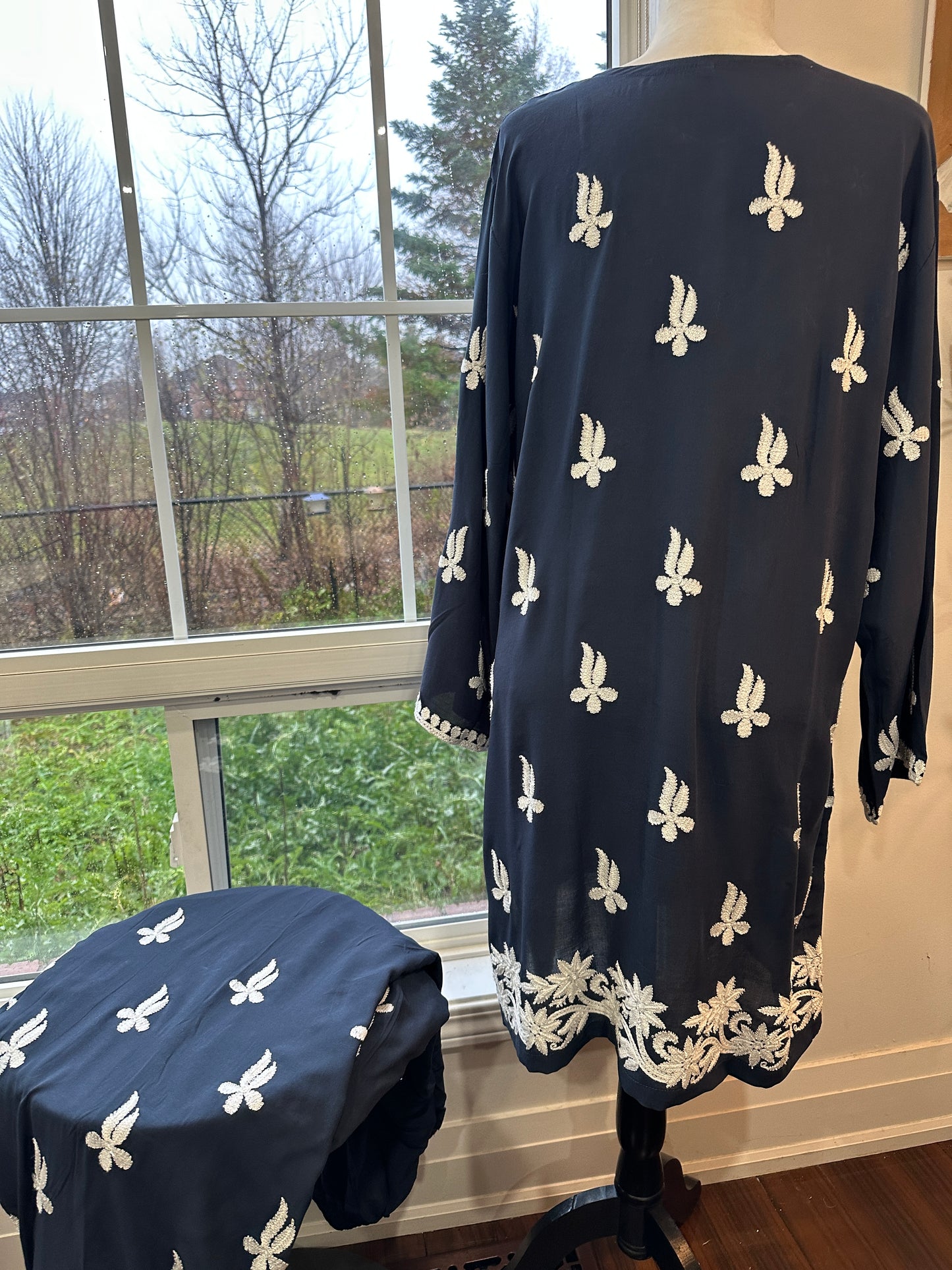 Sapphire Bloom-Farshi Set