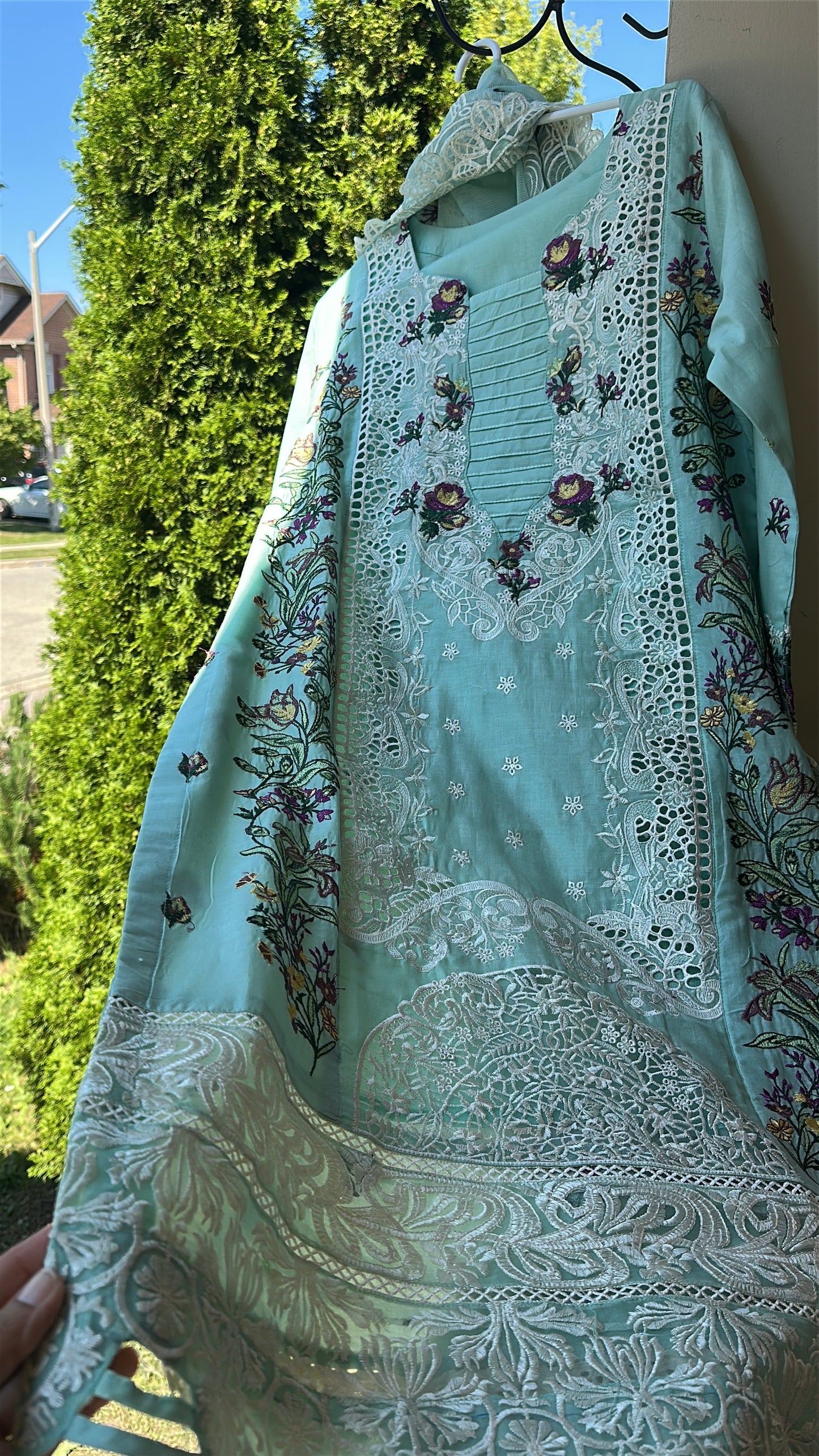 Safa Gul — Chikankari Lawn 3-Piece Set