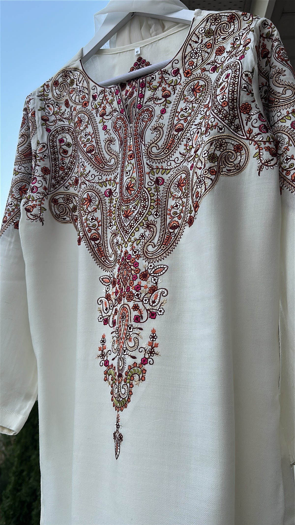 Ivory Meher / Pure Pashmina Kashmira — 3-Piece Set