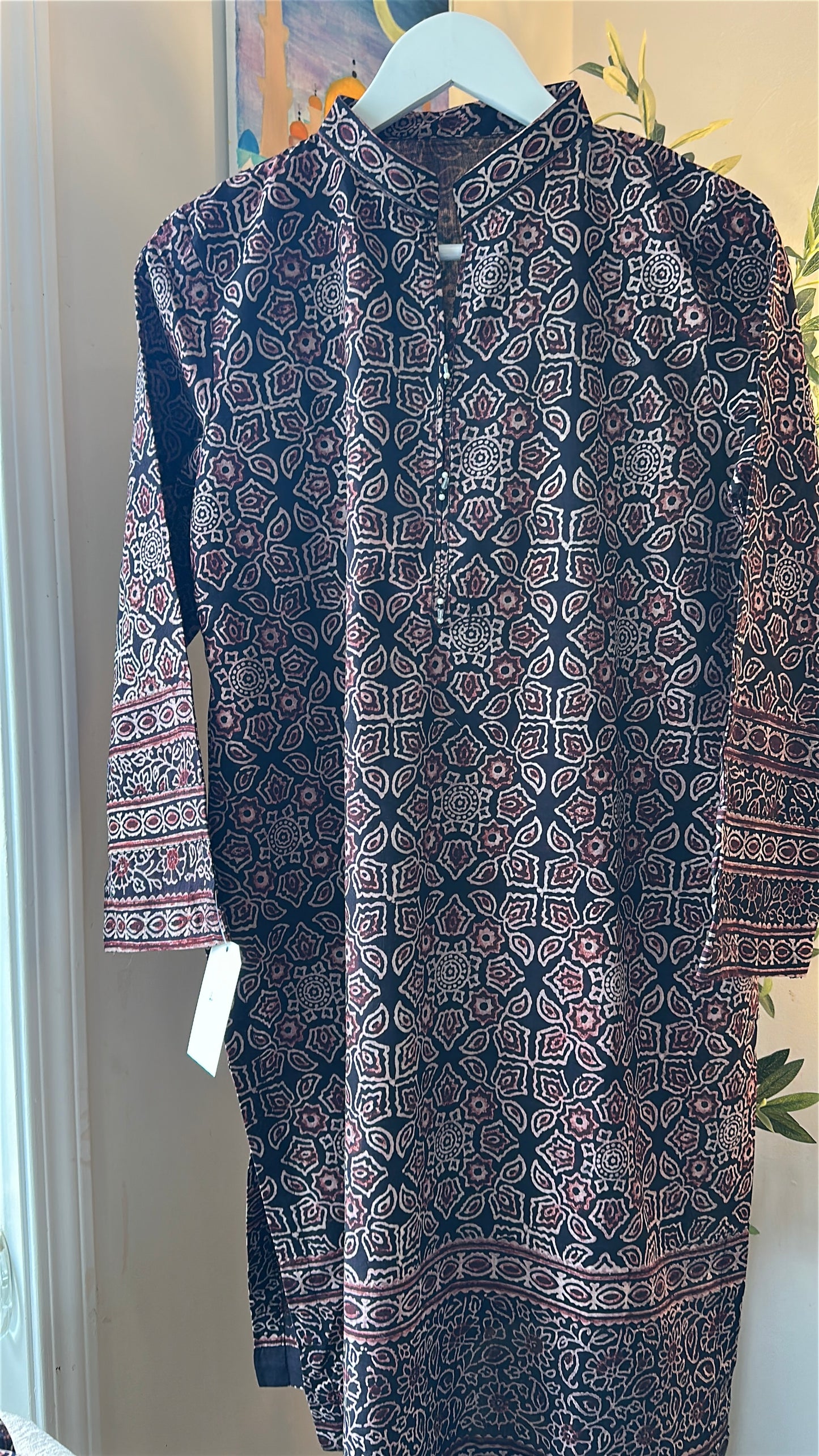 Rust Echo Co-ord – Ajrak Heritage