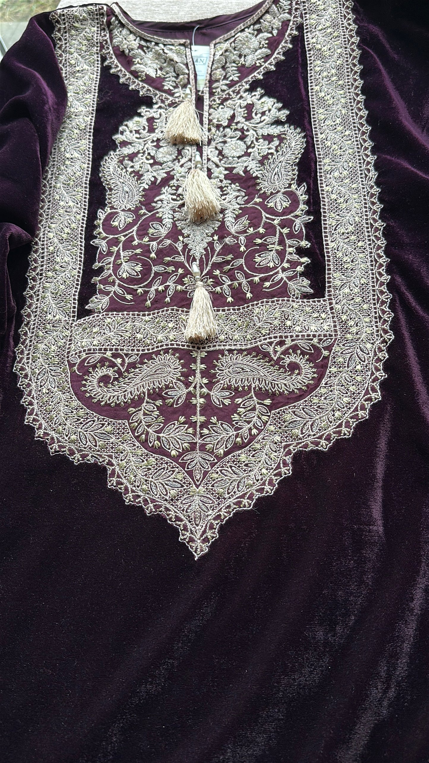 Mulberry Plum Kaftan – Velvet Evening Grace