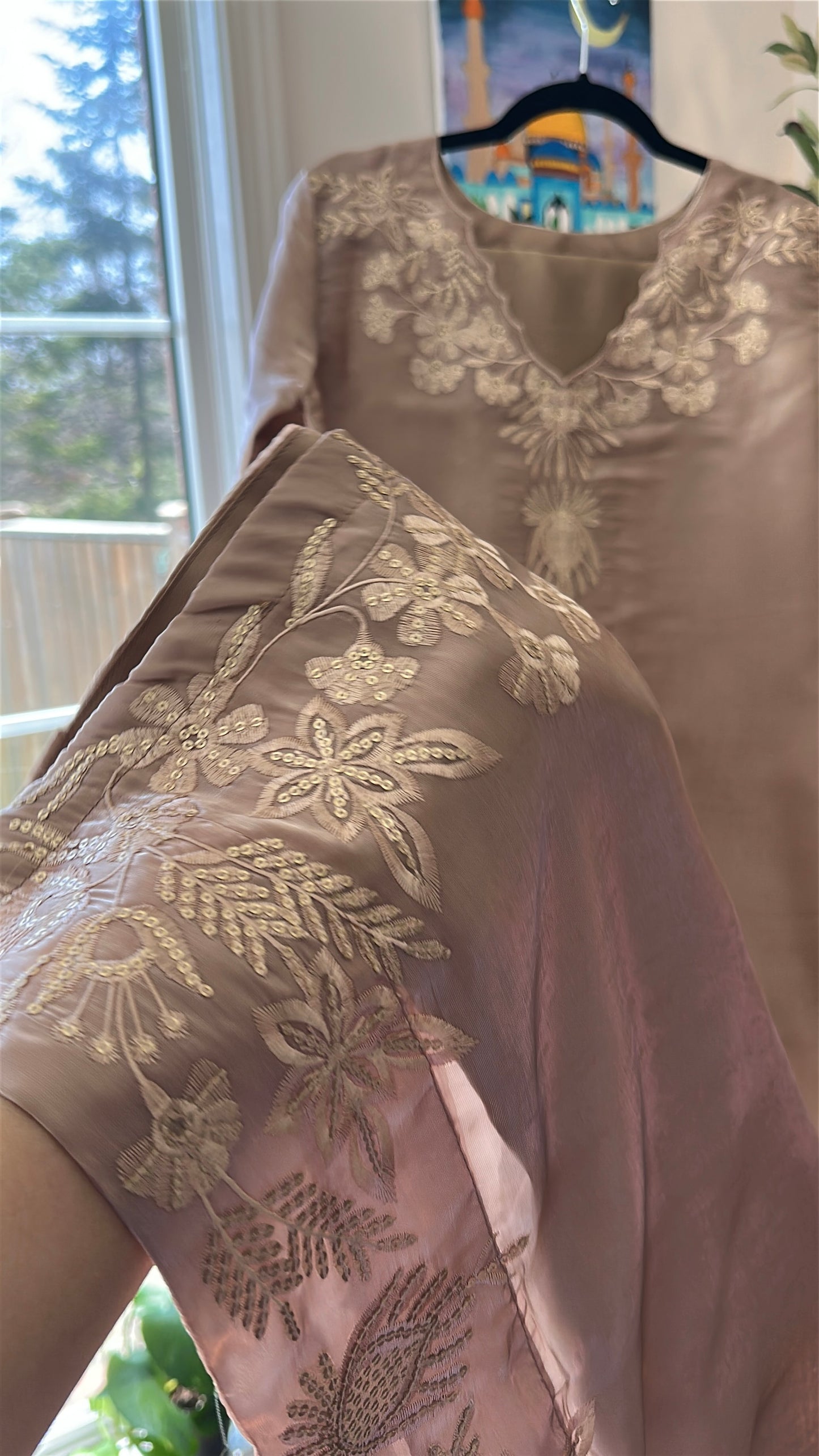 Desert Glow Élan – 2-Piece Kaftan Set