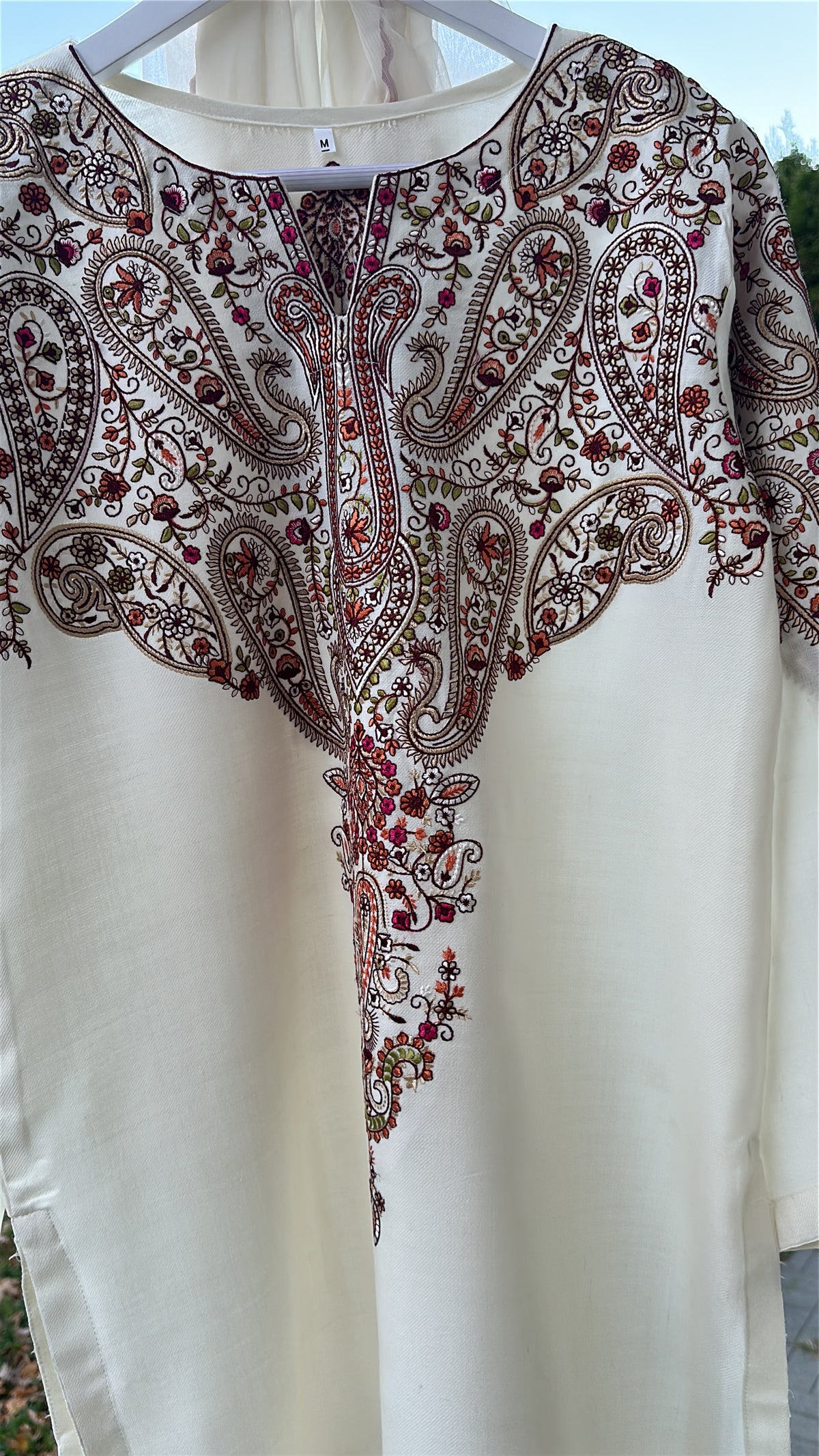 Ivory Meher / Pure Pashmina Kashmira — 3-Piece Set