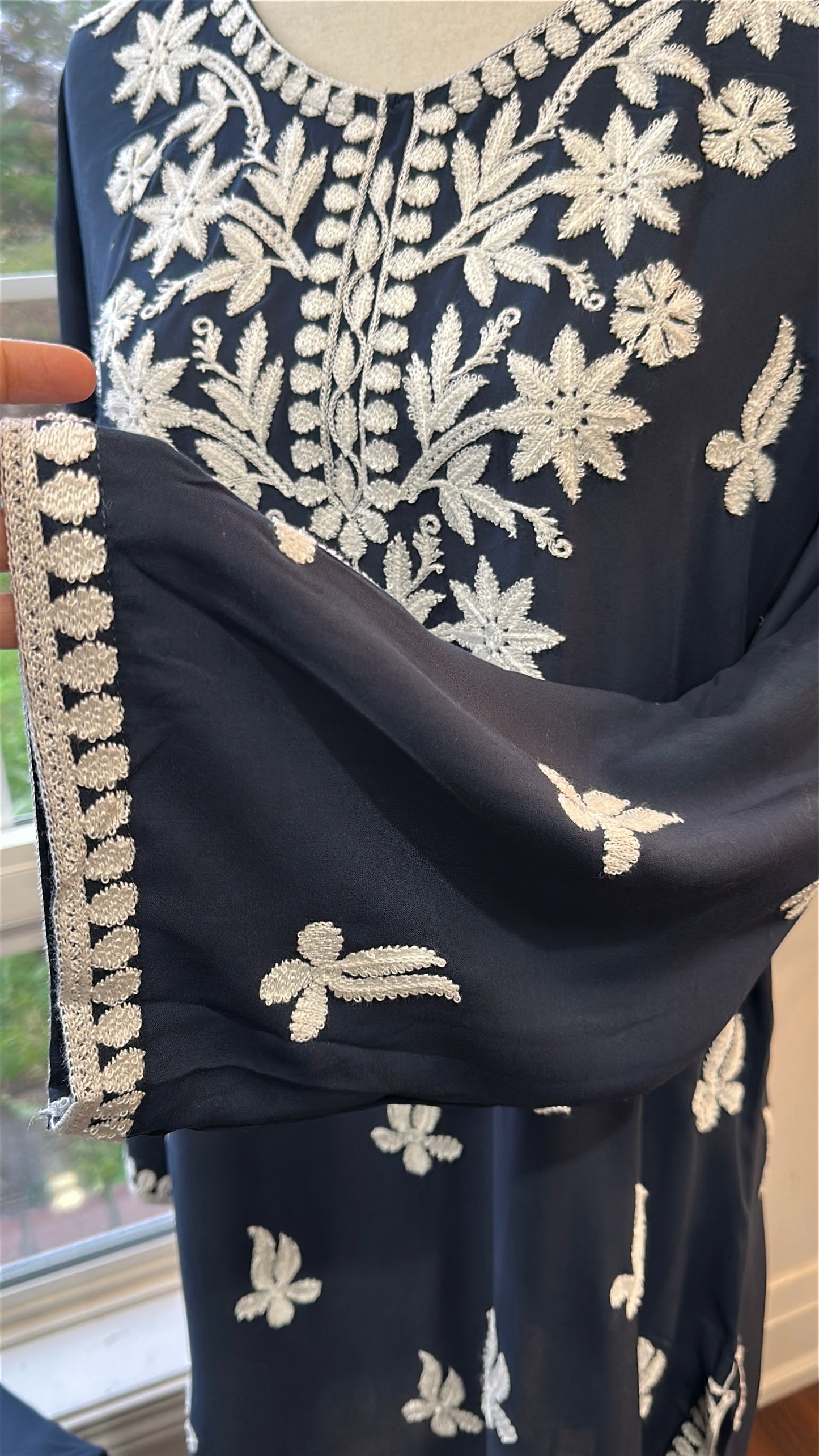 Sapphire Bloom-Farshi Set