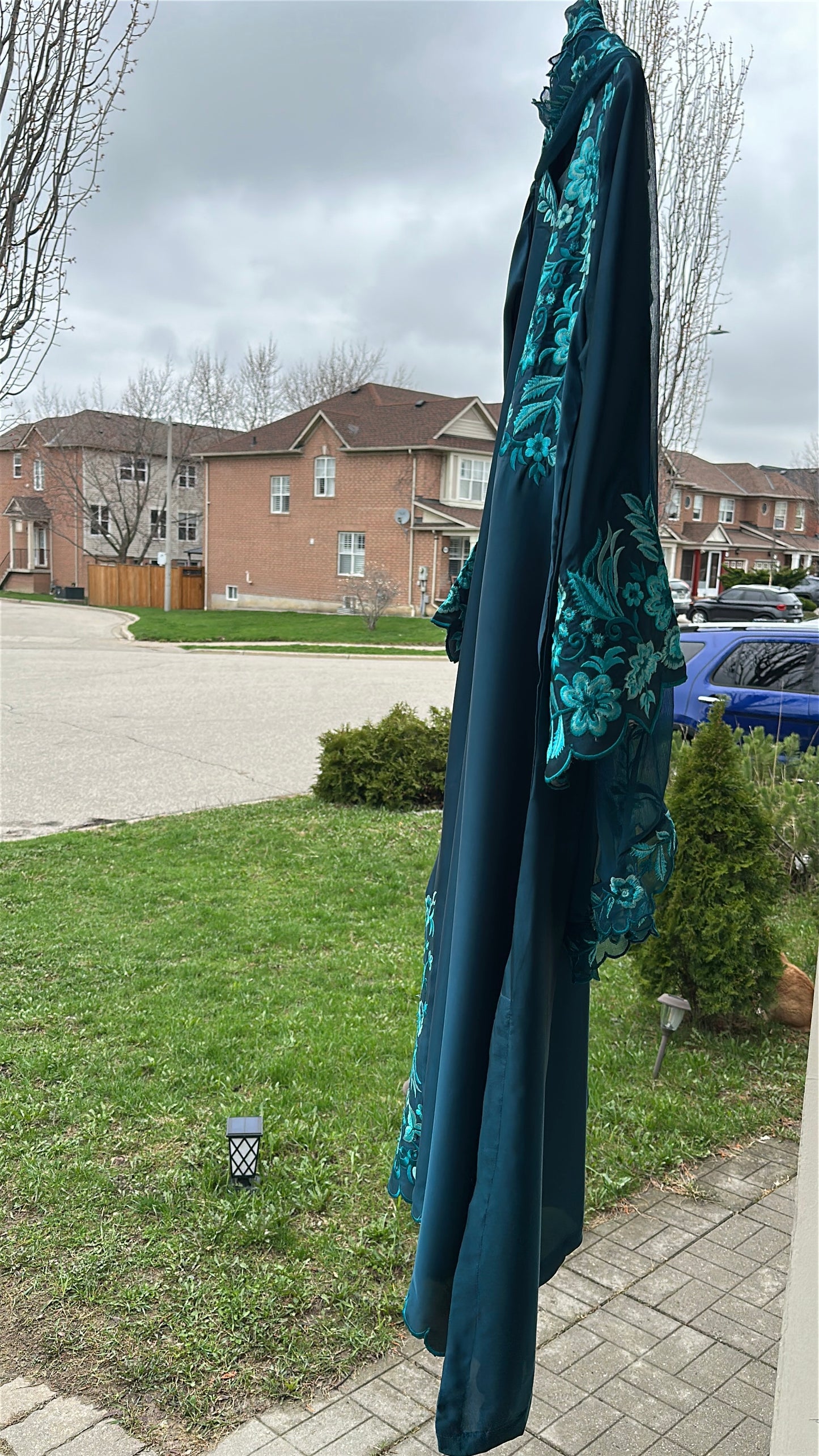 Zamurd Teal Élan - Kaftan Set