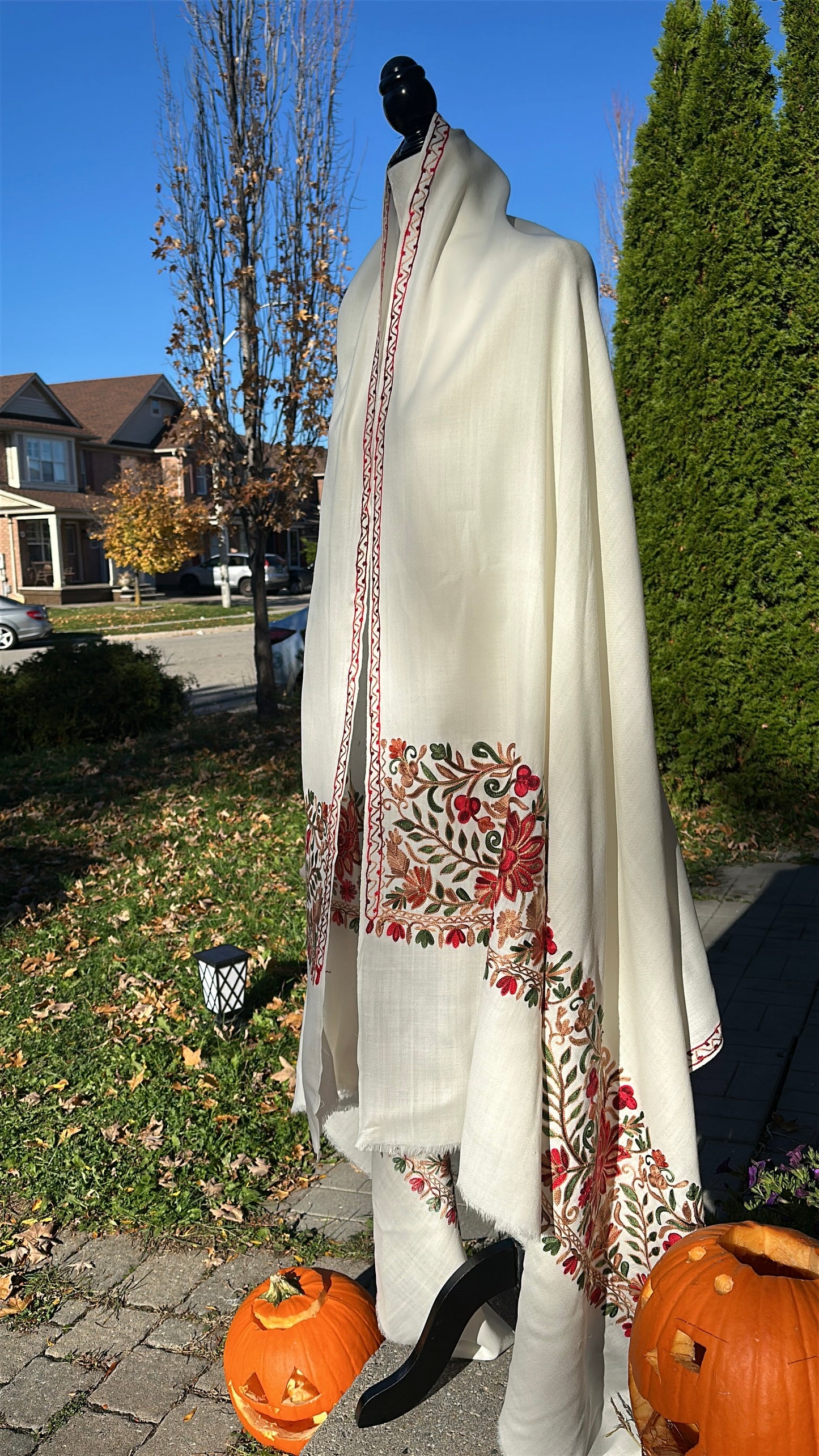 Noor-e-Ivory Shawl – A Whisper of Grace
