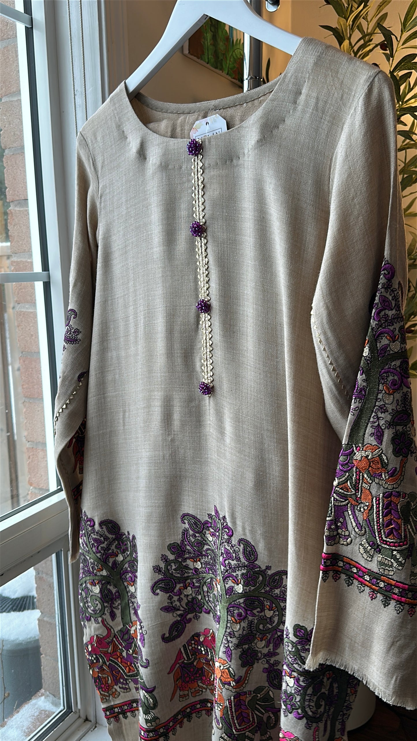 Raqs-e-Jungle – Sandstone Whisper-LahoreCordSet