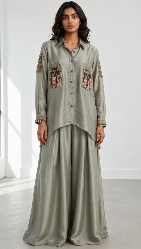 Salem ki Anarkali — Mughal Story Fusion Co-ord Set