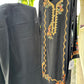 Black Floral Embroidered