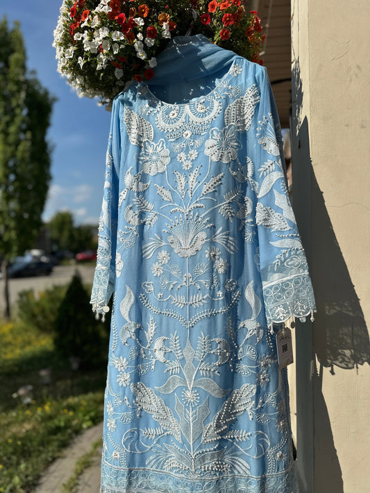Noor-e-Farshi Sky Blue