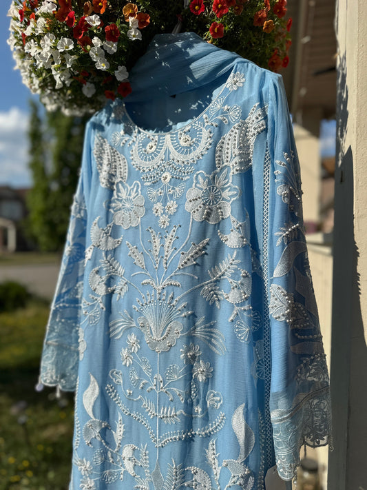 Noor-e-Farshi Sky Blue