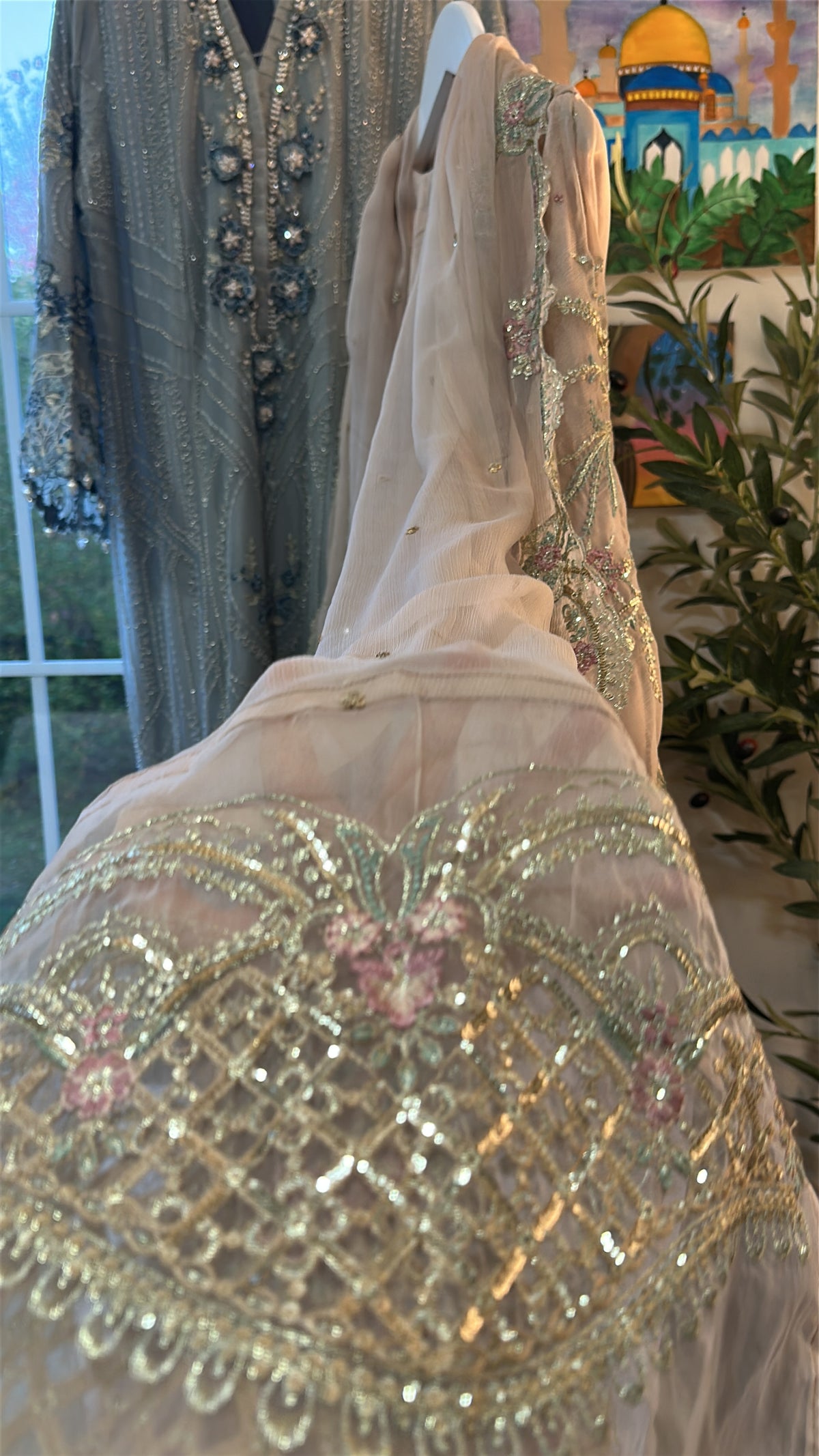Gul Moti — Pearl Garden Chiffon 3-Piece Set