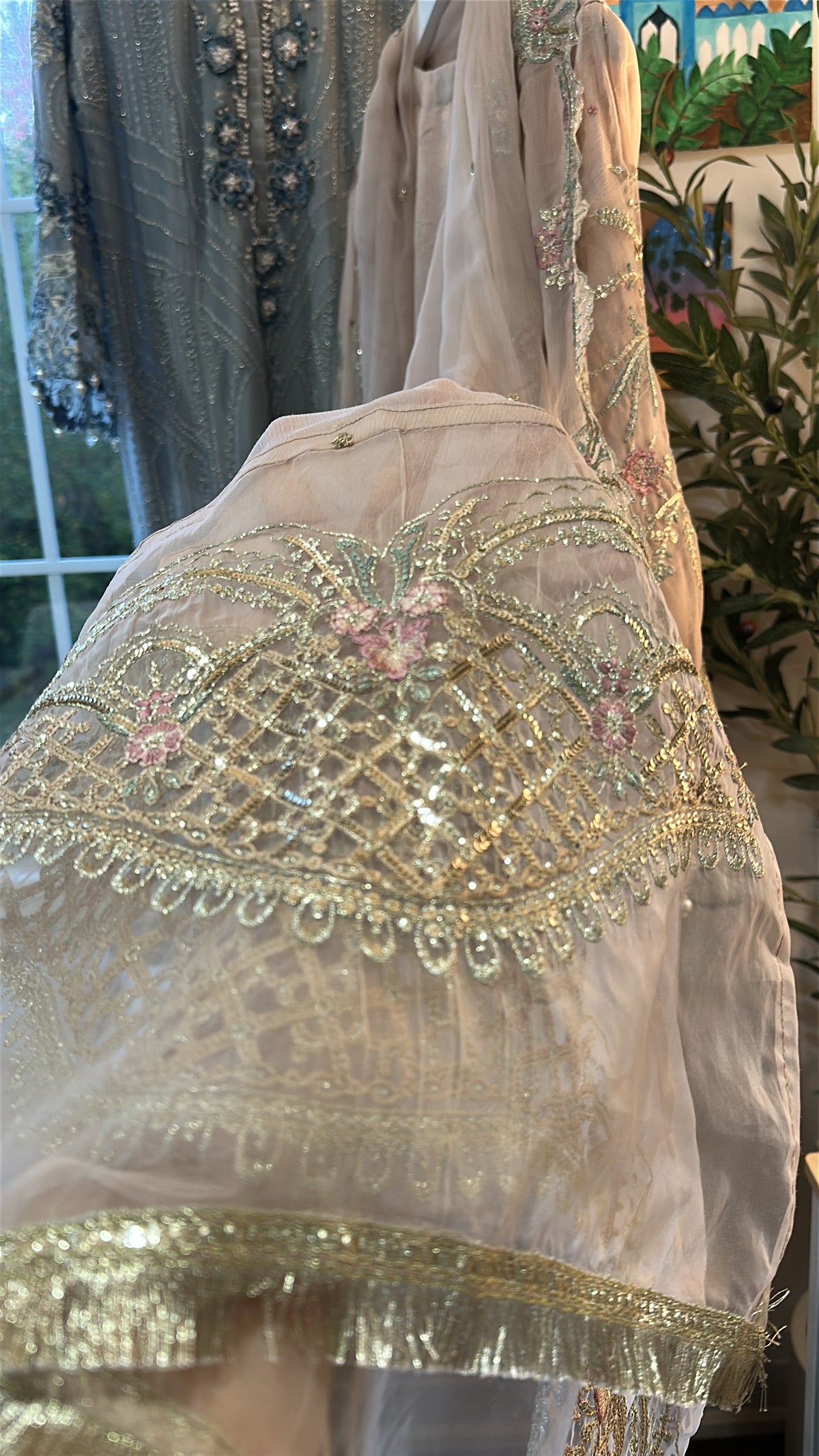 Gul Moti — Pearl Garden Chiffon 3-Piece Set