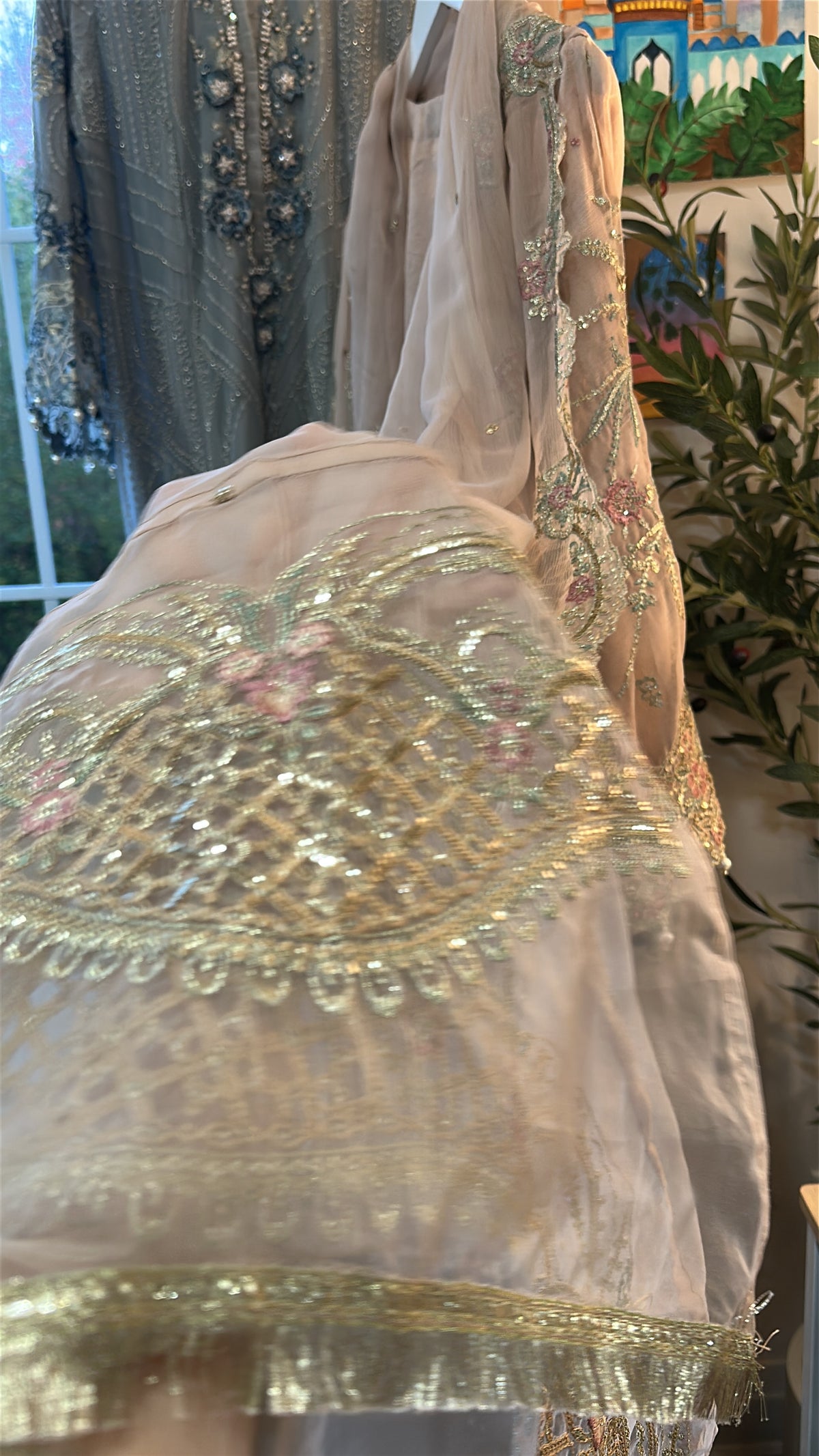 Gul Moti — Pearl Garden Chiffon 3-Piece Set