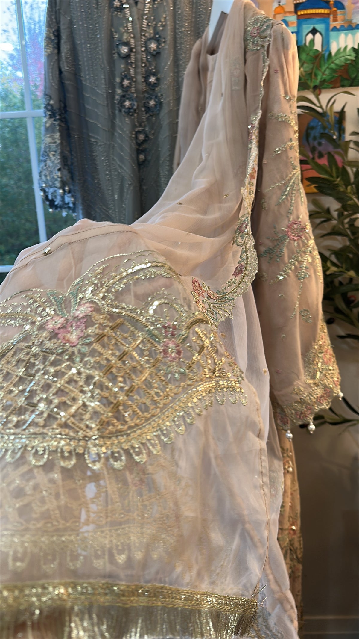 Gul Moti — Pearl Garden Chiffon 3-Piece Set