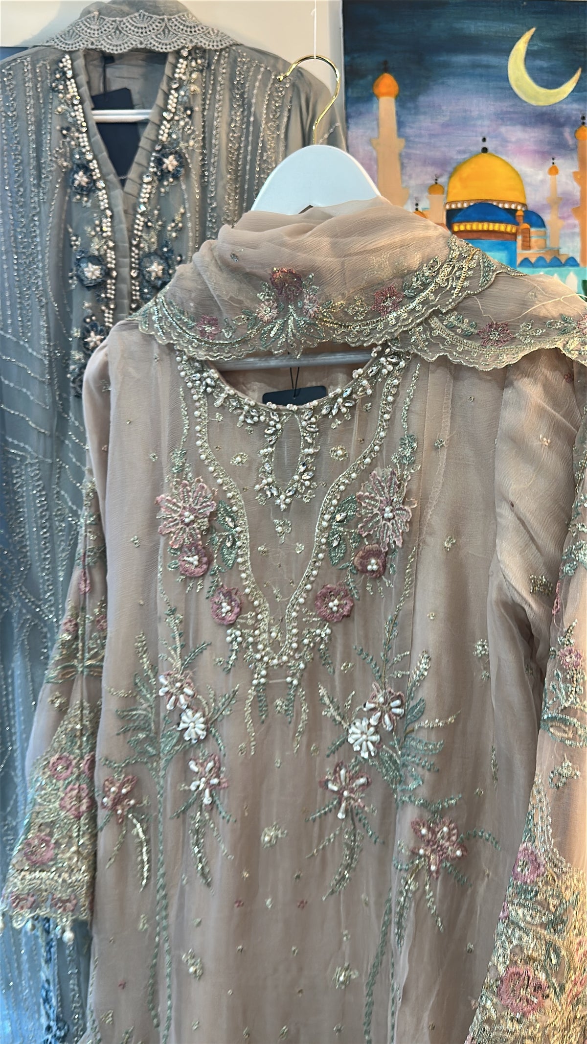 Gul Moti — Pearl Garden Chiffon 3-Piece Set