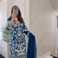 Noor-e-Farshi Zinc Blue