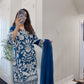 Noor-e-Farshi Zinc Blue