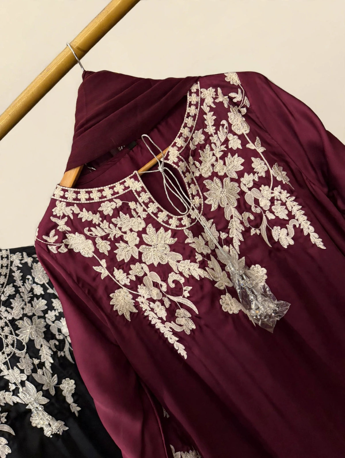 Raat ki Rani / Mulberry Silk — 3-Piece Set