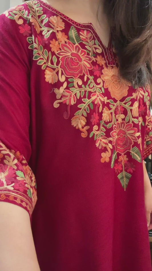 Gulraaz – Pashmina shawl shirt