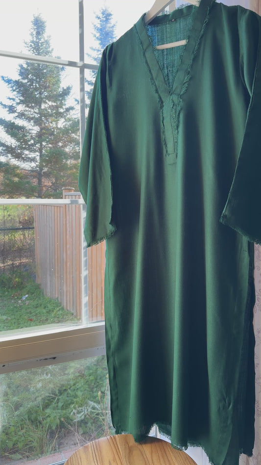 Emerald Haze – Pashmina Cord Set