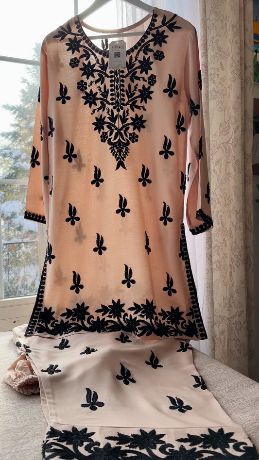 Zar-e-Chai - Farshi Shalwar Set